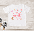 Two Sweet Christmas 2nd Birthday Shirt | Matching Family