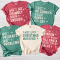 Christmas Song Pun T-Shirts –  Group & Family Christmas Shirts