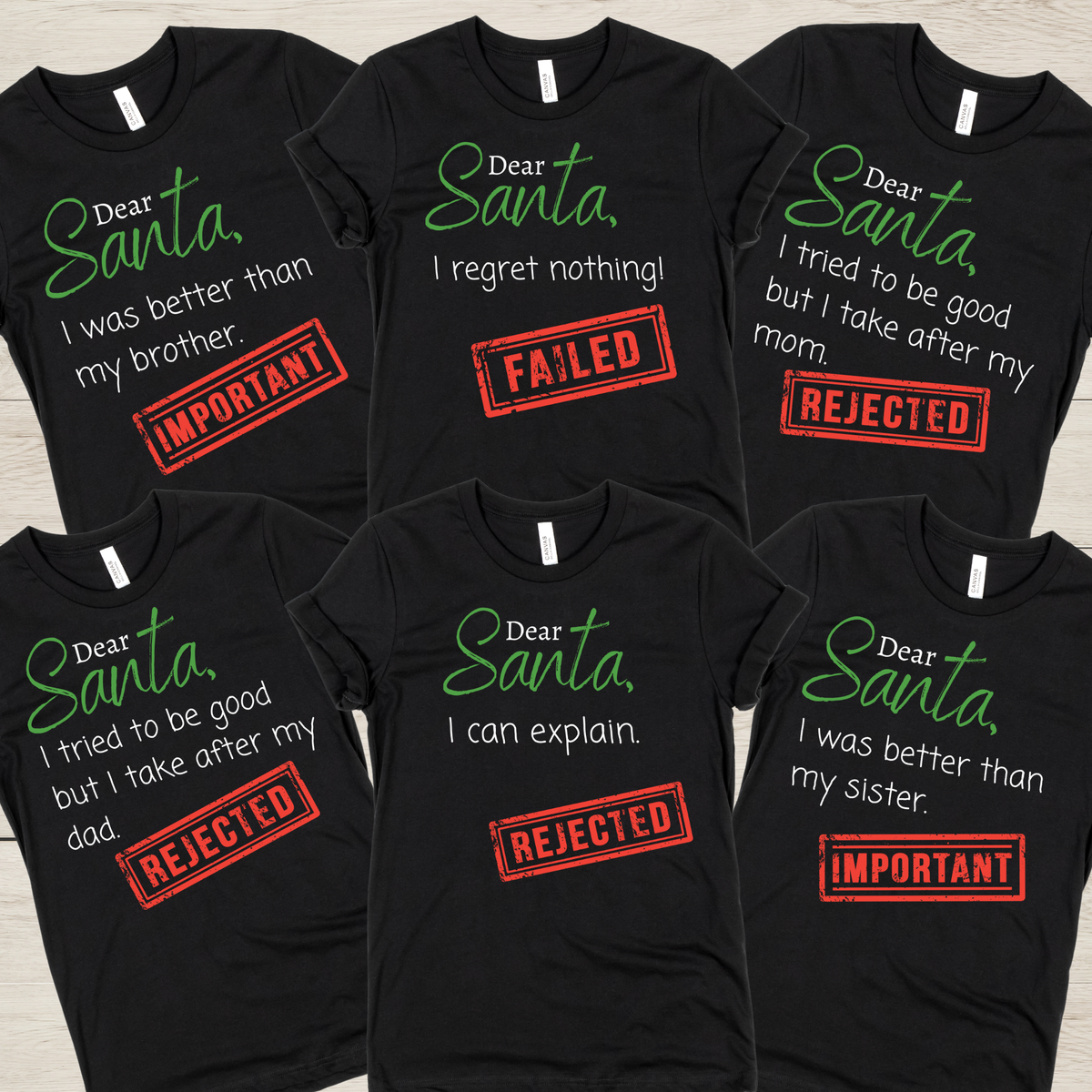 Funny Dear Santa Christmas Shirts | Matching Family & Group