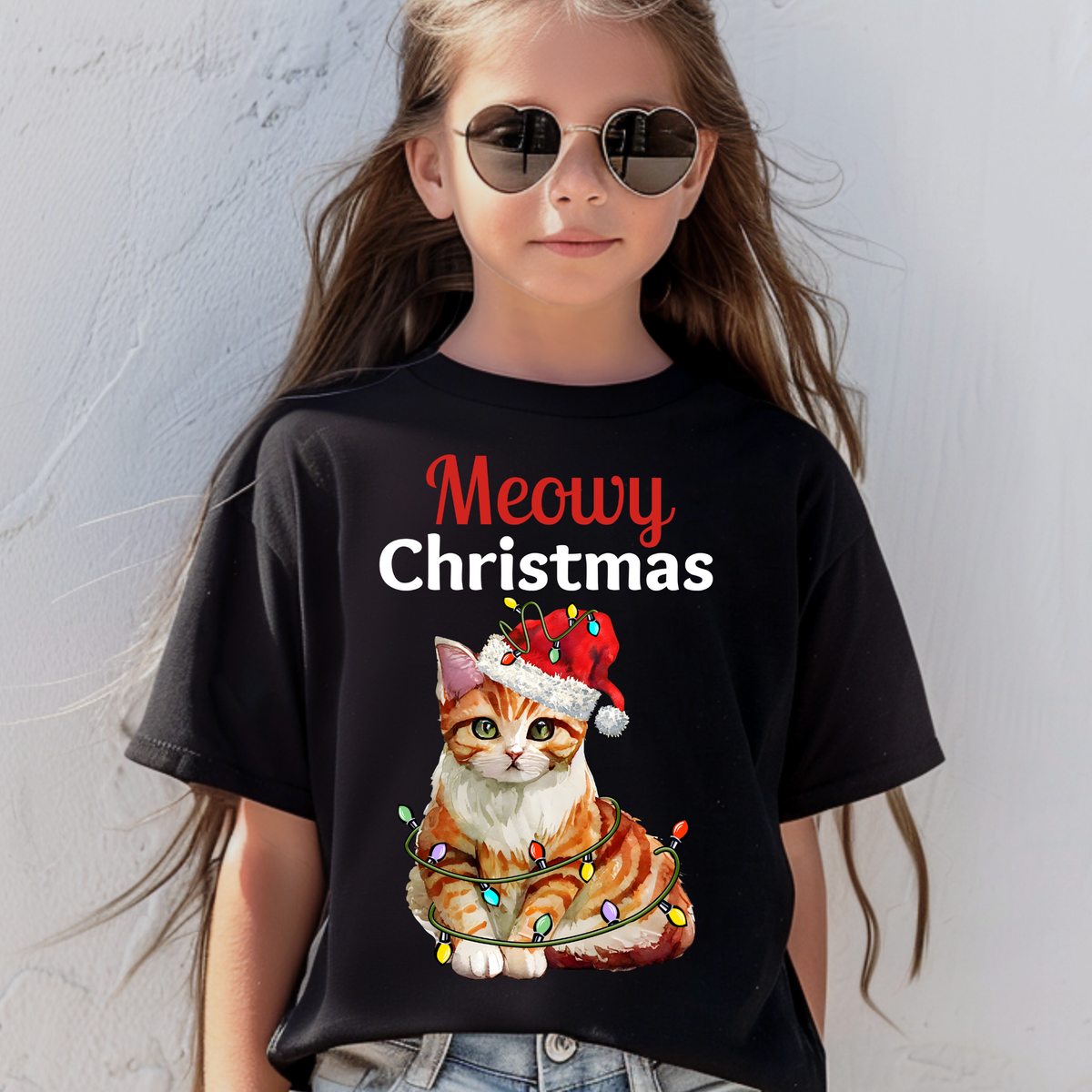 Funny Cat Christmas Shirt | Christmas Cat Pun Tee