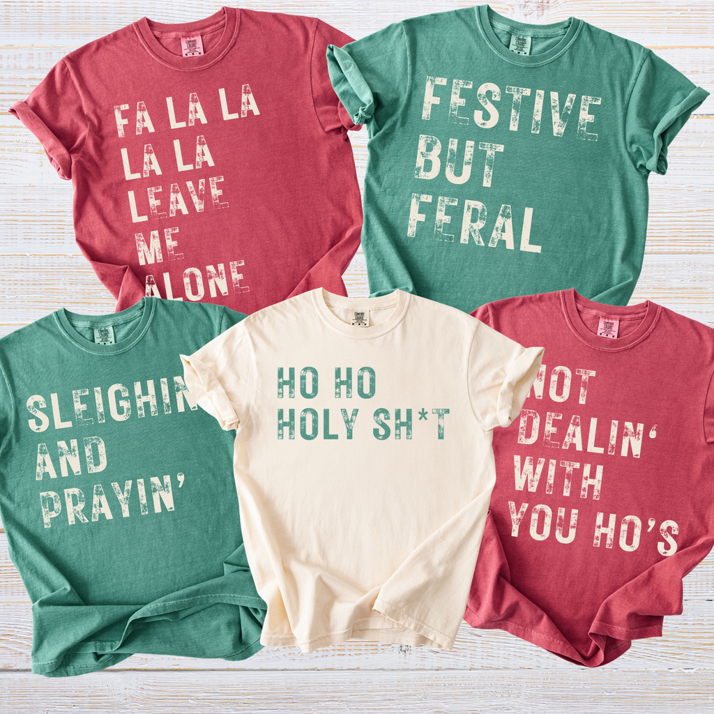 Funny Inappropriate Christmas Shirts – Holiday Party & Christmas Pajama Tees