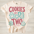 Cookies for Two Christmas Baby Reveal TShirt
