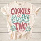 Cookies for Two Christmas Baby Reveal TShirt