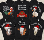 Funny Farm Animal Christmas Shirt | Christmas Animal Pun Tee