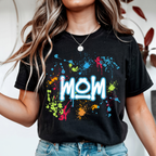 I Was 6 Now I'm 7 Birthday Shirt | Funny 7th Birthday Paint Splatter T-Shirt