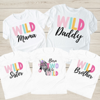 Born Two Be Wild 2nd Birthday Shirt | Safari Animal Birthday T-Shirt & Matching Family Shirts (Copy)