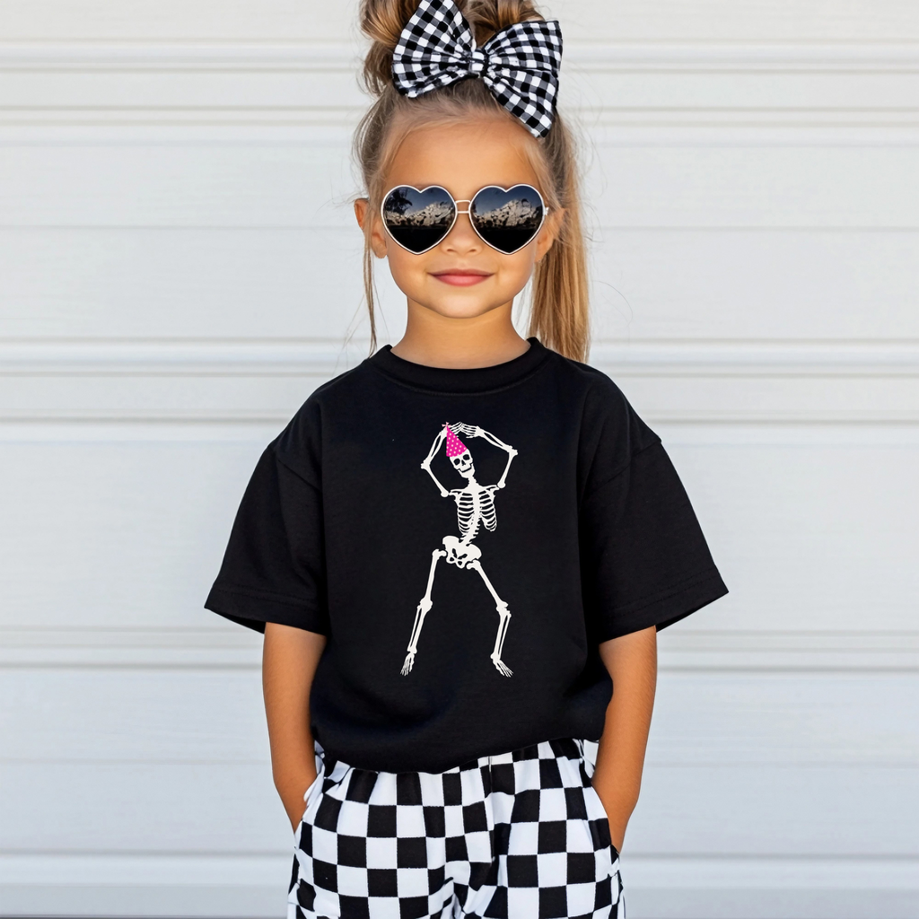 Dancing Skeleton Birthday Shirt