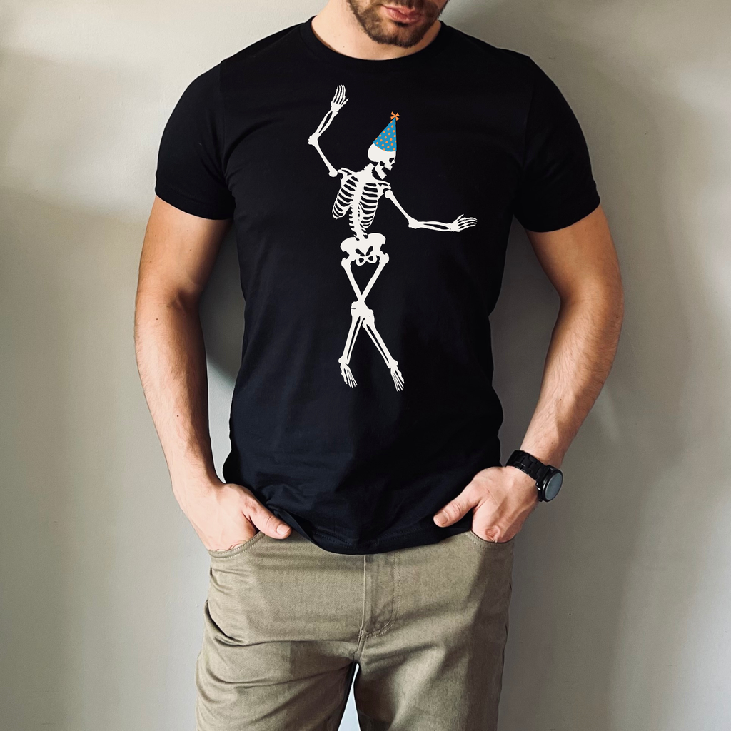 Dancing Skeleton Birthday Shirt