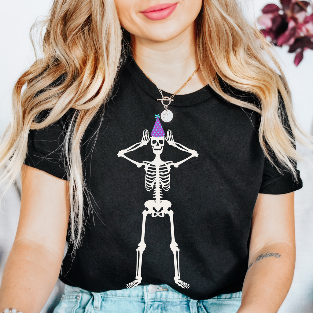 Dancing Skeleton Birthday Shirt