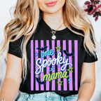 One Spooky Dude Birthday Shirt | Halloween First Birthday T-Shirt | Purple Striped