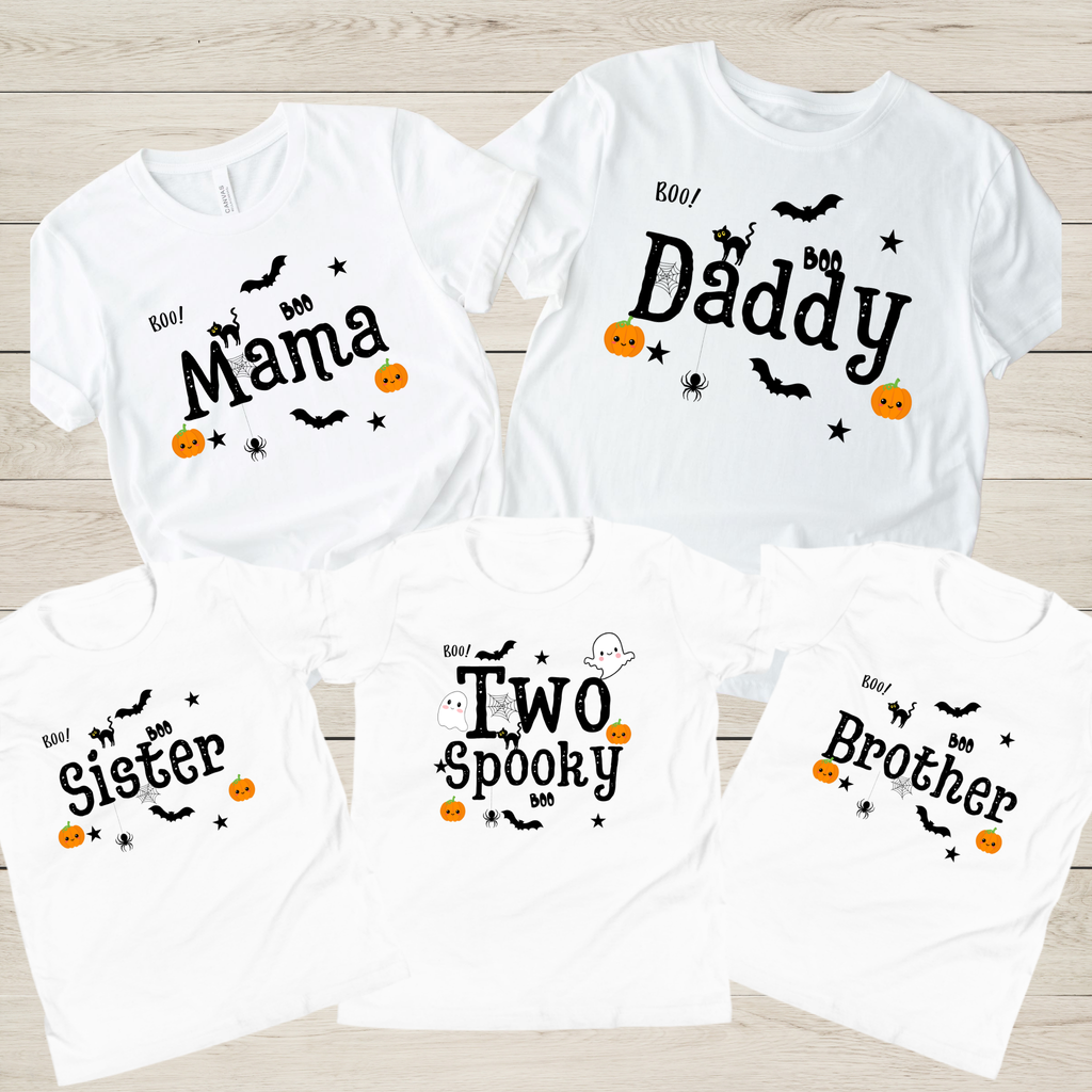 Two Spooky 2nd Birthday Shirt | Halloween Toddler Birthday T-Shirt