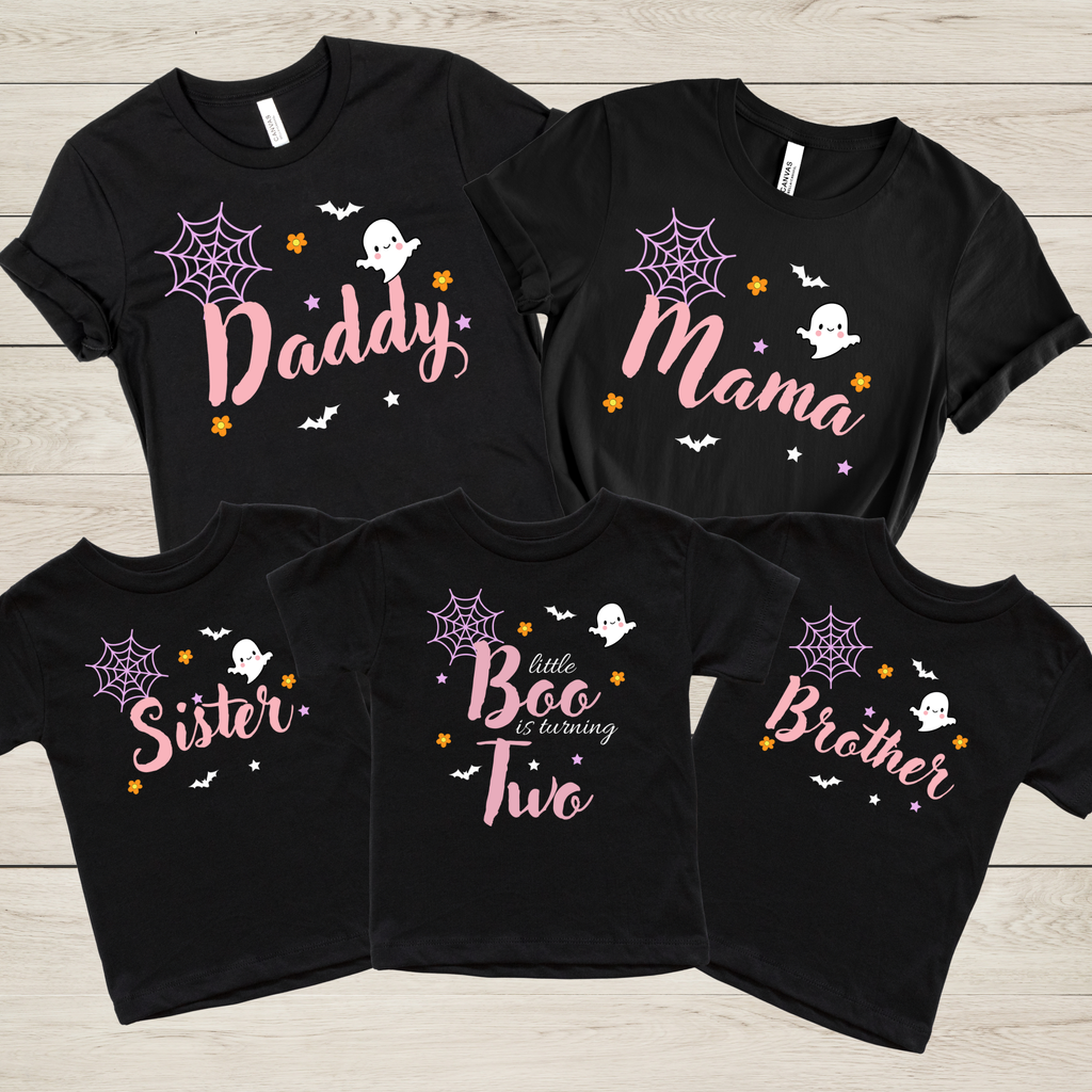 A Little Boo Is Turning Two Shirt | Halloween 2nd Birthday T-Shirt