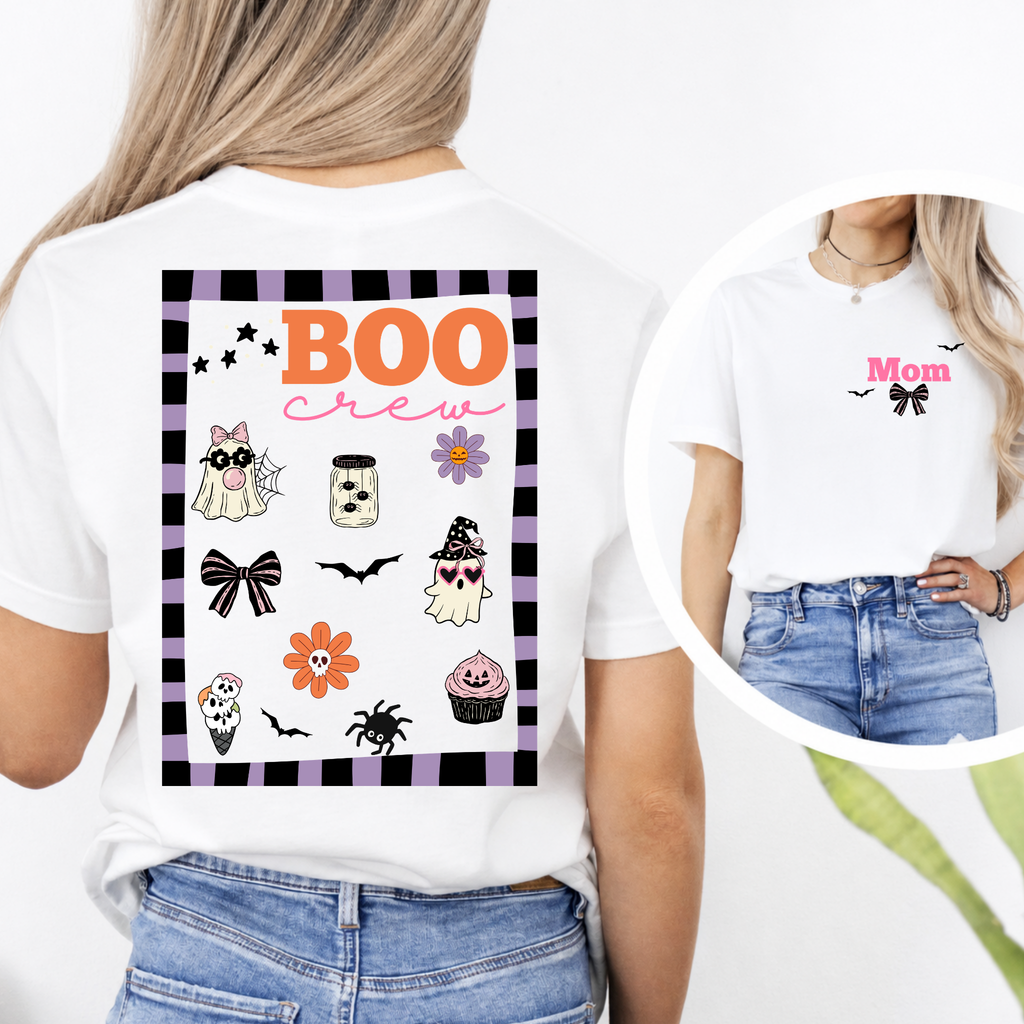 Personalized Boo Crew Halloween Shirt | Custom Family Halloween T-Shirt