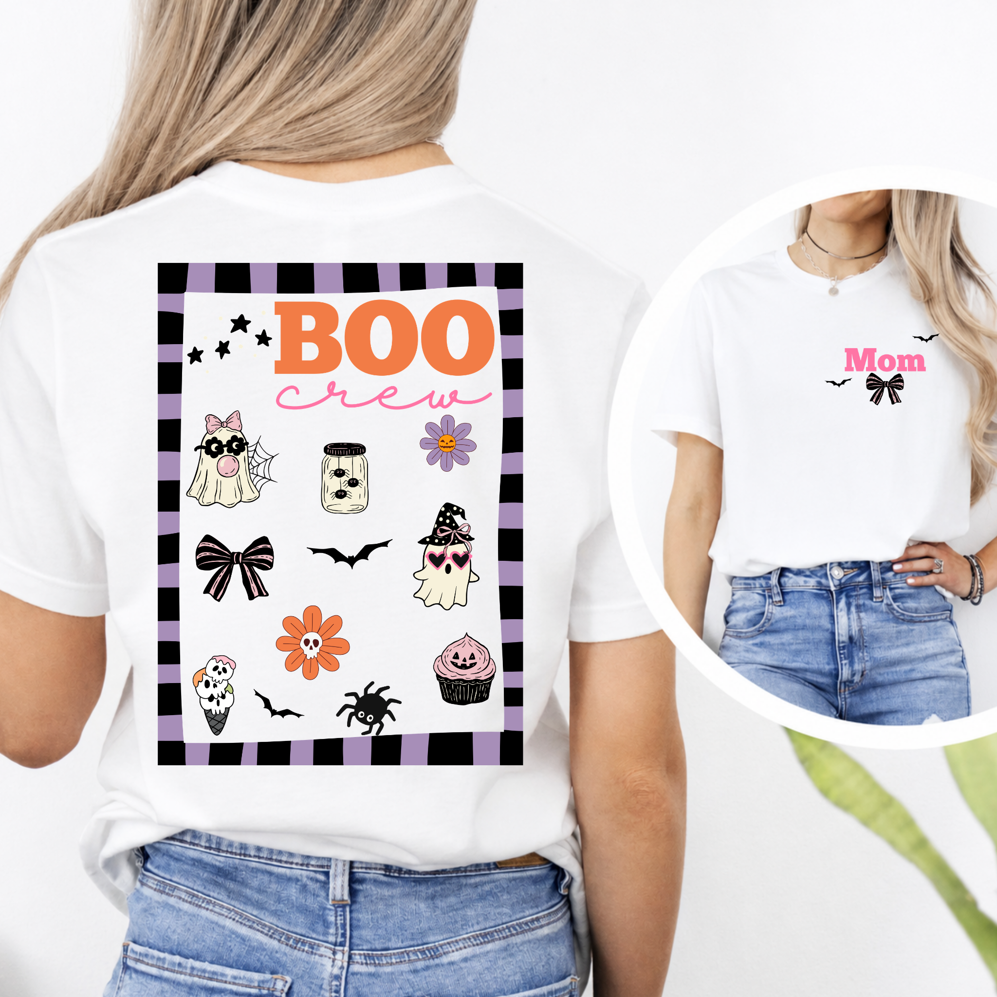 Personalized Boo Crew Halloween Shirt | Custom Family Halloween T-Shirt