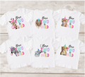 Born Two Be Wild 2nd Birthday Shirt | Safari Animal Birthday T-Shirt & Matching Family Shirts