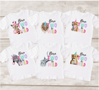 Born Two Be Wild 2nd Birthday Shirt | Safari Animal Birthday T-Shirt & Matching Family Shirts (Copy)