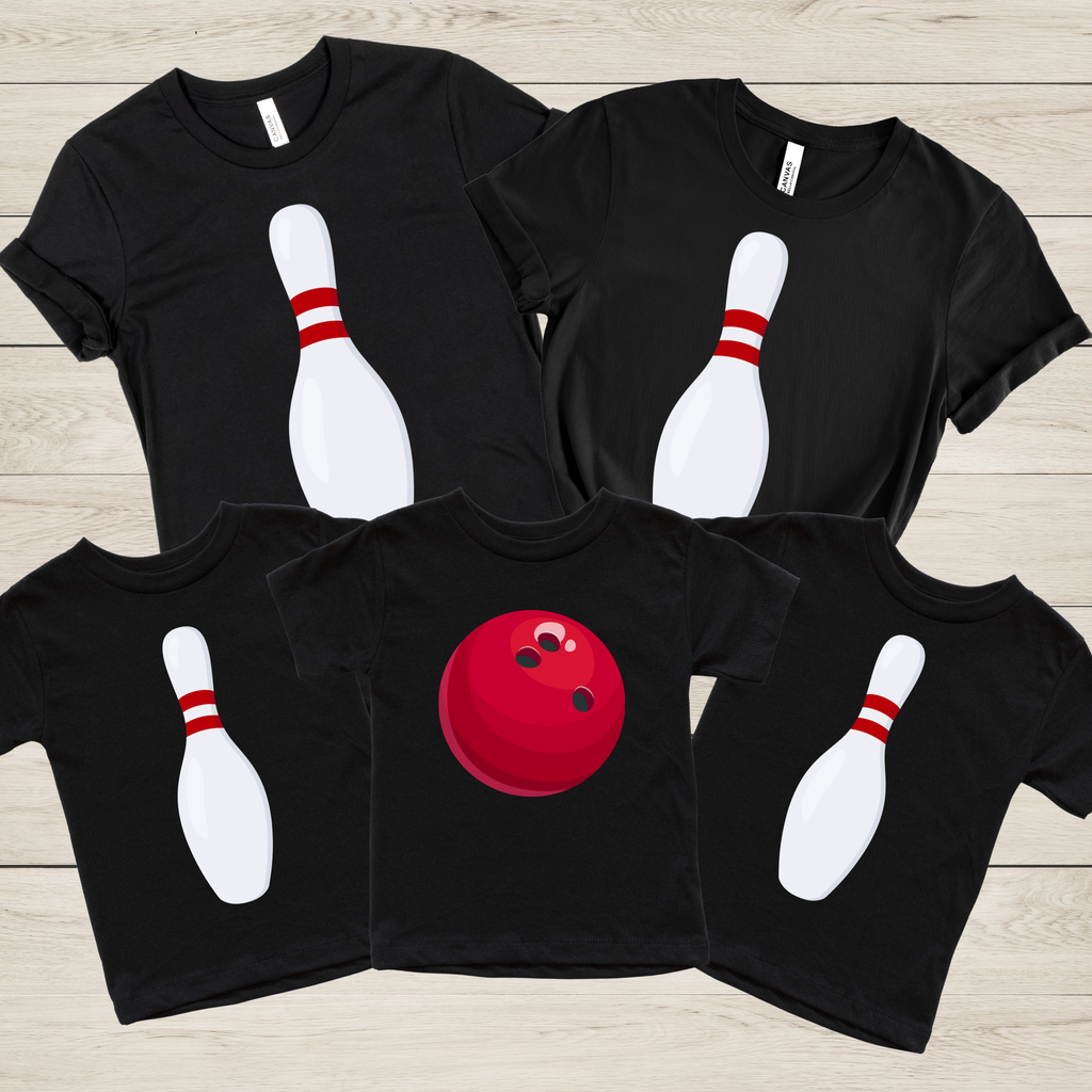 Bowling Pin Group Halloween Shirts
