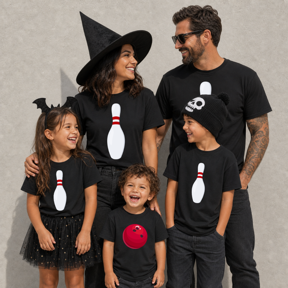 Bowling Pin Group Halloween Shirts