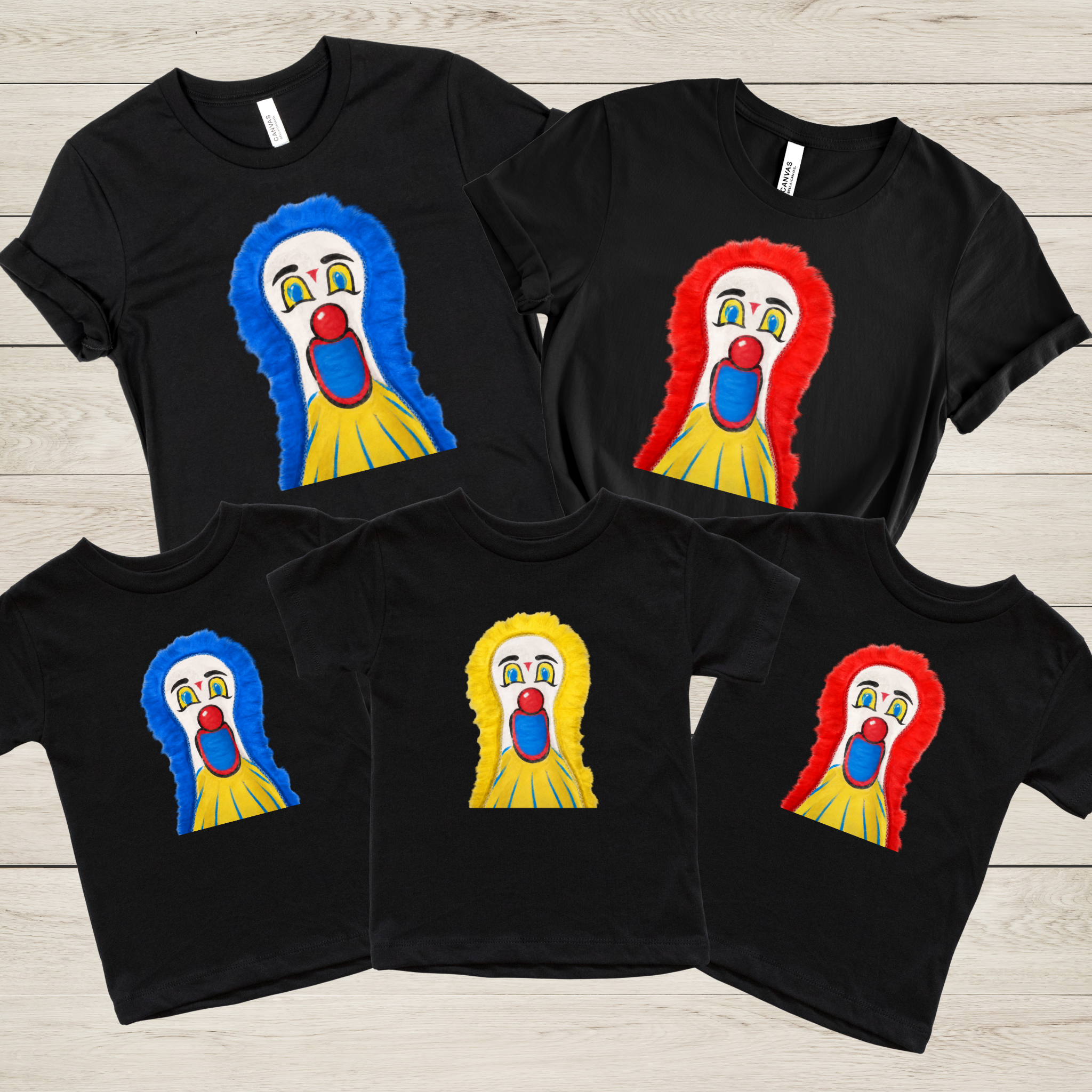 Down a Clown Inspired Halloween Shirt | Carnival-Themed Group Costume T-Shirt