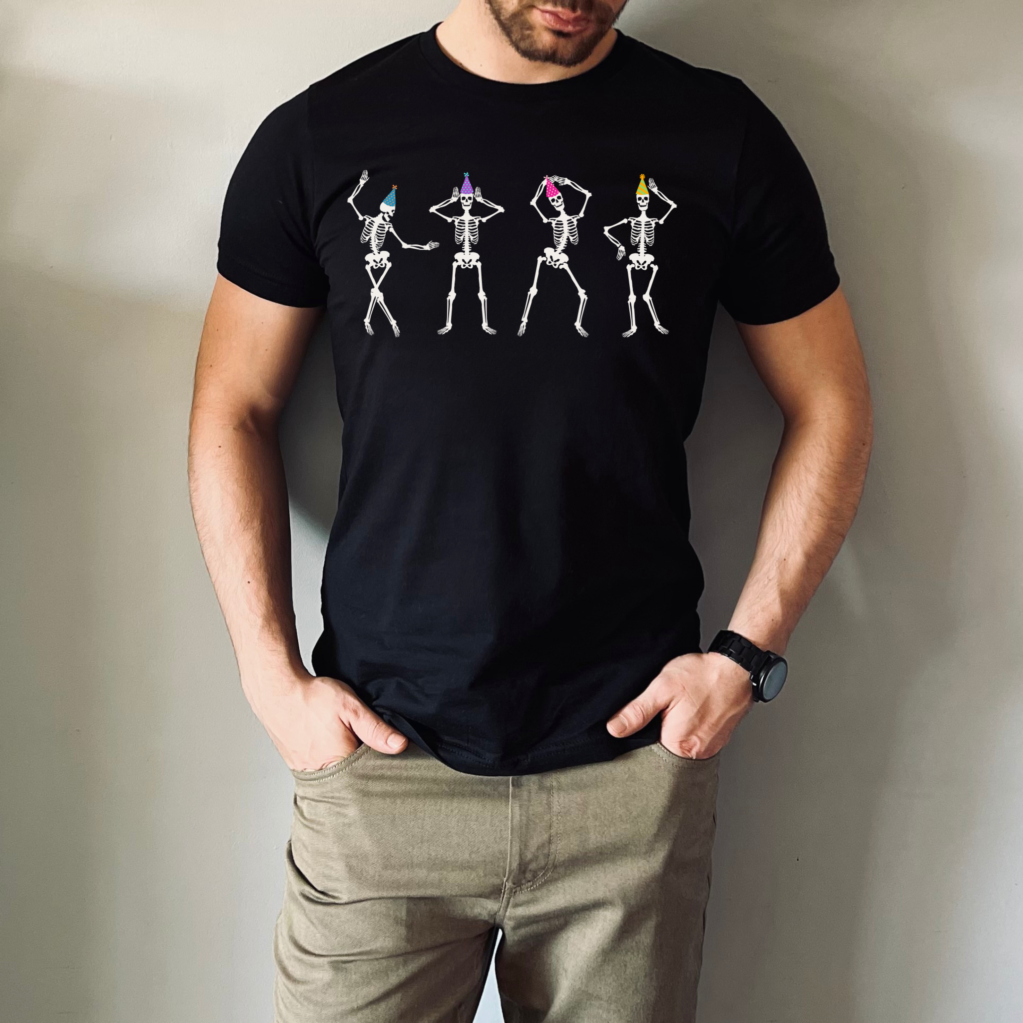 Dancing Skeletons Birthday Shirt