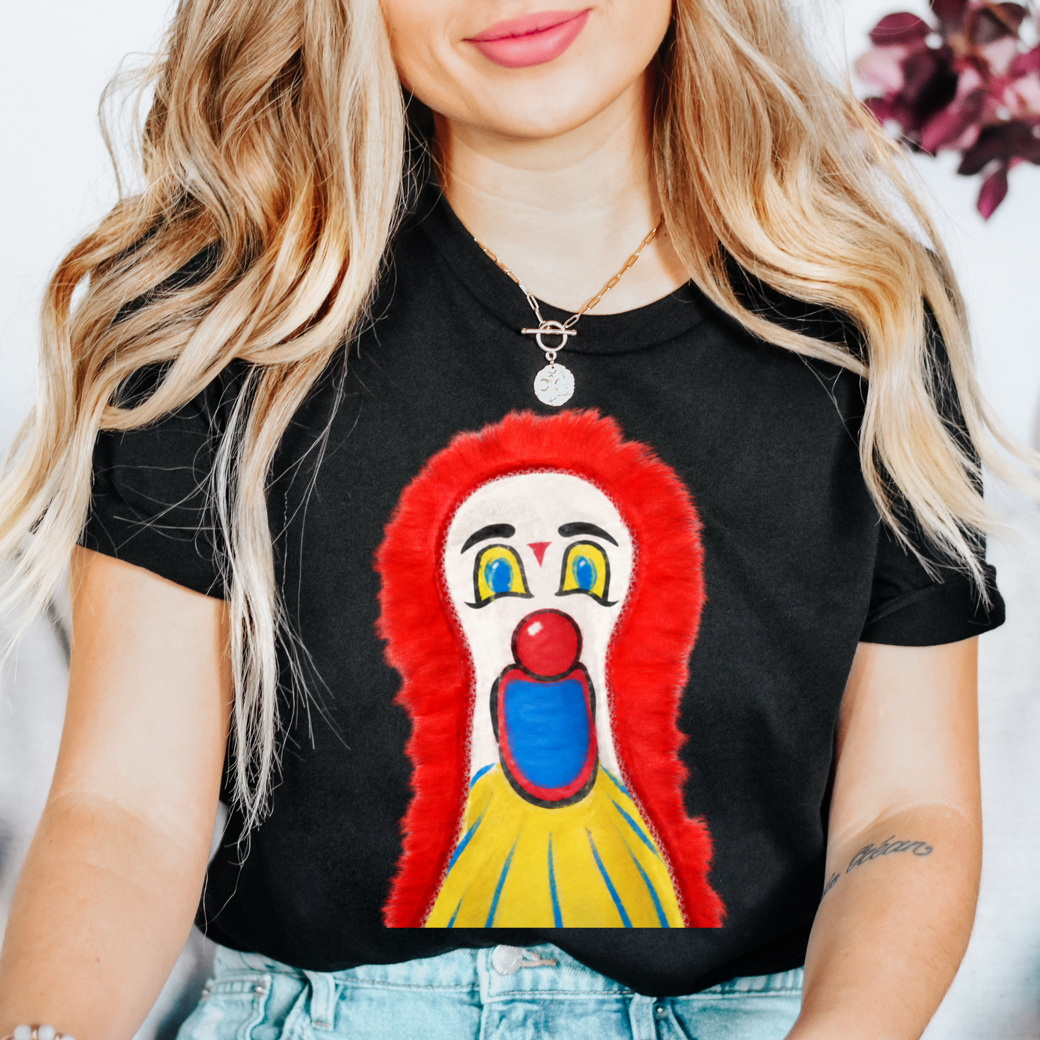 Down a Clown Inspired Halloween Shirt | Carnival-Themed Group Costume T-Shirt