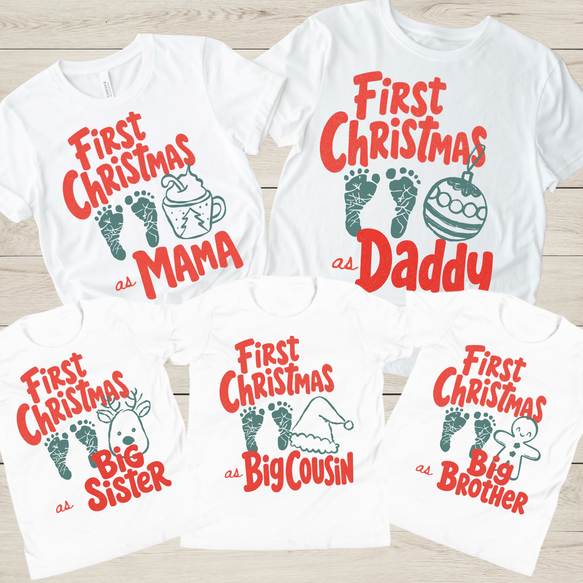 First Christmas as Daddy | Matching Family Christmas Pregnancy Reveal