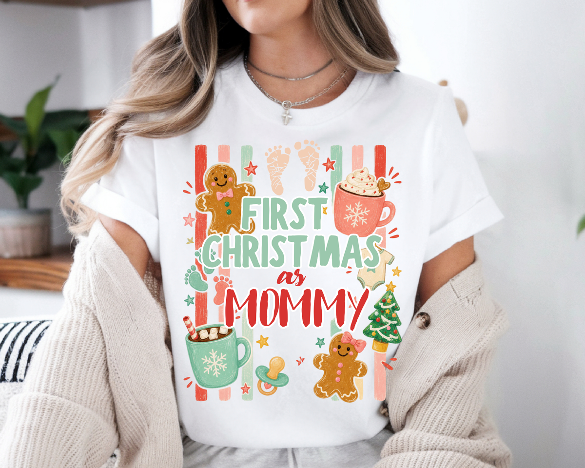 First Christmas as Mommy Shirt | Matching Family T-Shirts
