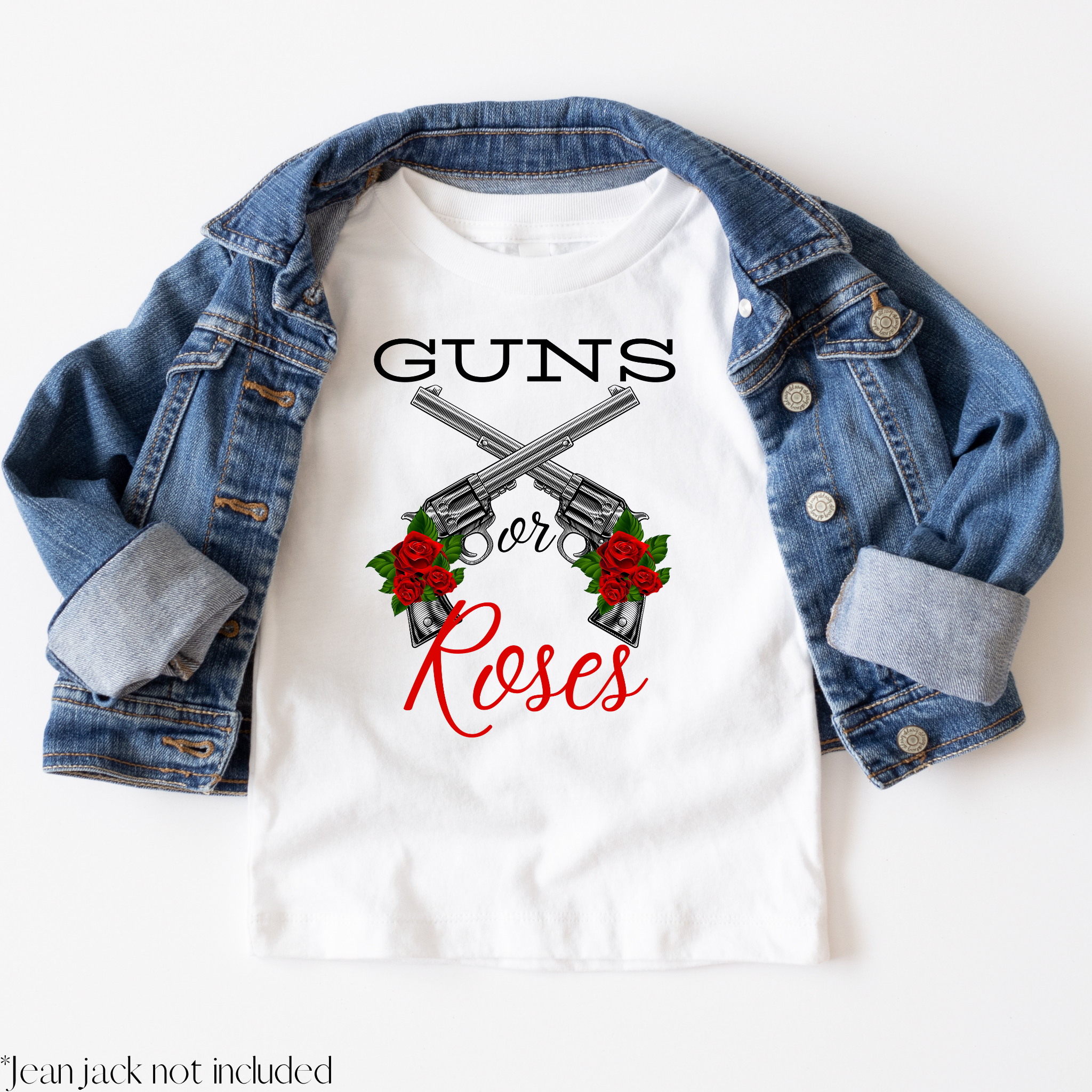 Guns or Roses Gender Reveal Shirt | Funny Western Gender Reveal Tee for Baby Reveal Parties