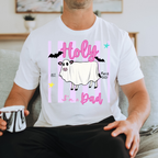 Holy Cow Pregnancy Announcement Shirt | Personalized Halloween Pregnancy Announcement T-Shirt