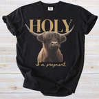 Holy Cow I’m Pregnant Shirt - Scottish Vintage Cow Inspired
