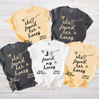 I Found My Honey Shirt | Personalized Bride & Bachelorette Party Shirt | Honey Bee Bridal Tee