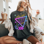 Let's Get Lit 80s Bachelorette Shirt | Neon Retro Bachelorette Party Tee