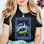 One Spooky Dude Birthday Shirt | Halloween First Birthday T-Shirt | Striped Frame