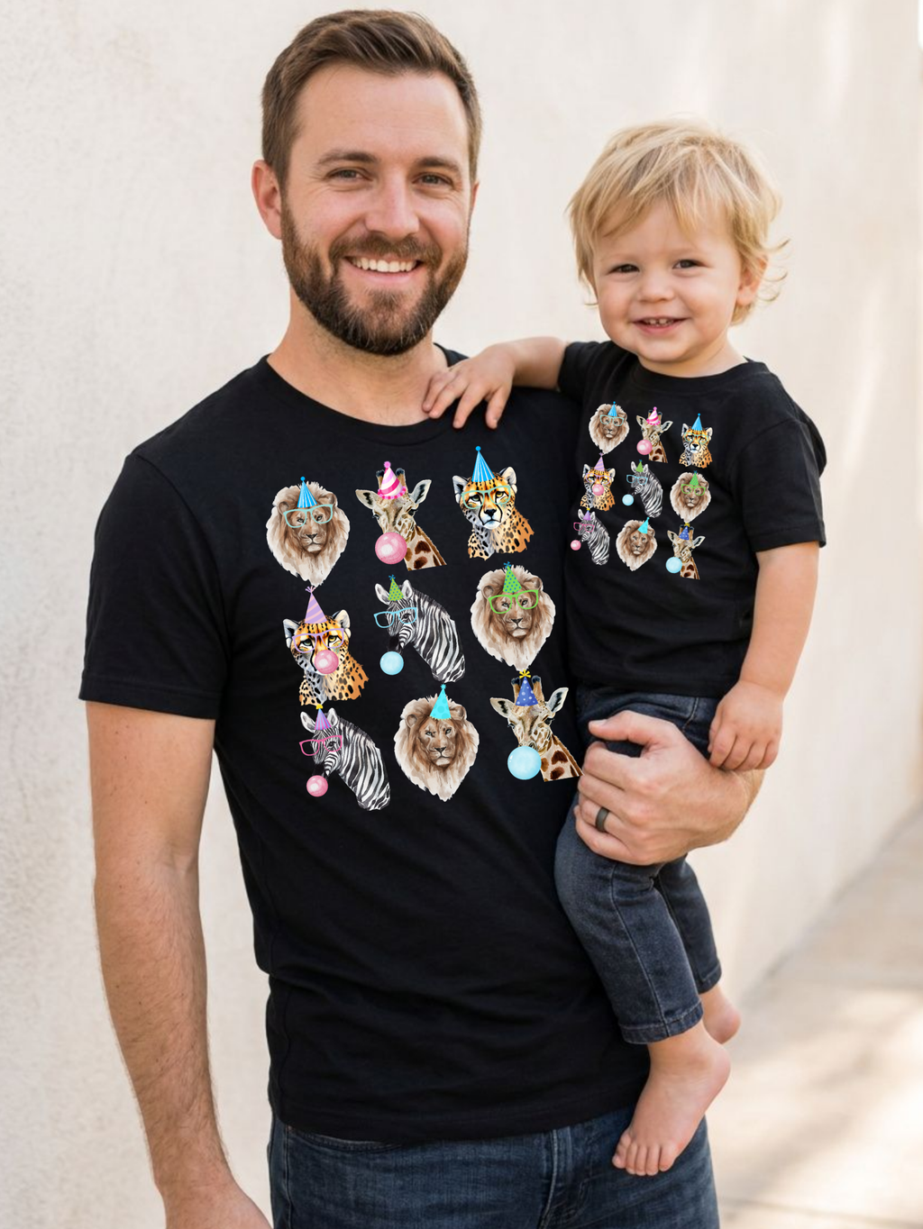 Party Animals Birthday Shirt | Safari Animal Birthday T-Shirt for Kids