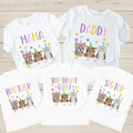 Cat Birthday Girl Shirt | Cute Cat Party Birthday T-Shirt & Matching Family Shirts