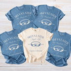 Ski Ya Later Single Life Shirt | Personalized Ski Bachelorette & Bridal Party T-Shirt