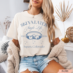 Ski Ya Later Single Life Shirt | Personalized Ski Bachelorette & Bridal Party T-Shirt