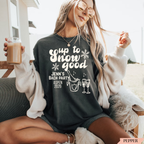 Up to Snow Good Bachelorette Shirt | Personalized Winter Bachelorette Party Tee