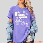 Up to Snow Good Bachelorette Shirt | Personalized Winter Bachelorette Party Tee