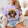 Funny Dachshund Skeleton Halloween Shirt | Cute Wiener Dog Halloween T-Shirt