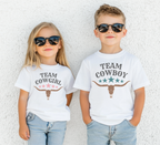 Team Cowboy & Team Cowgirl Gender Reveal Shirts | Western Gender Reveal Party Tees