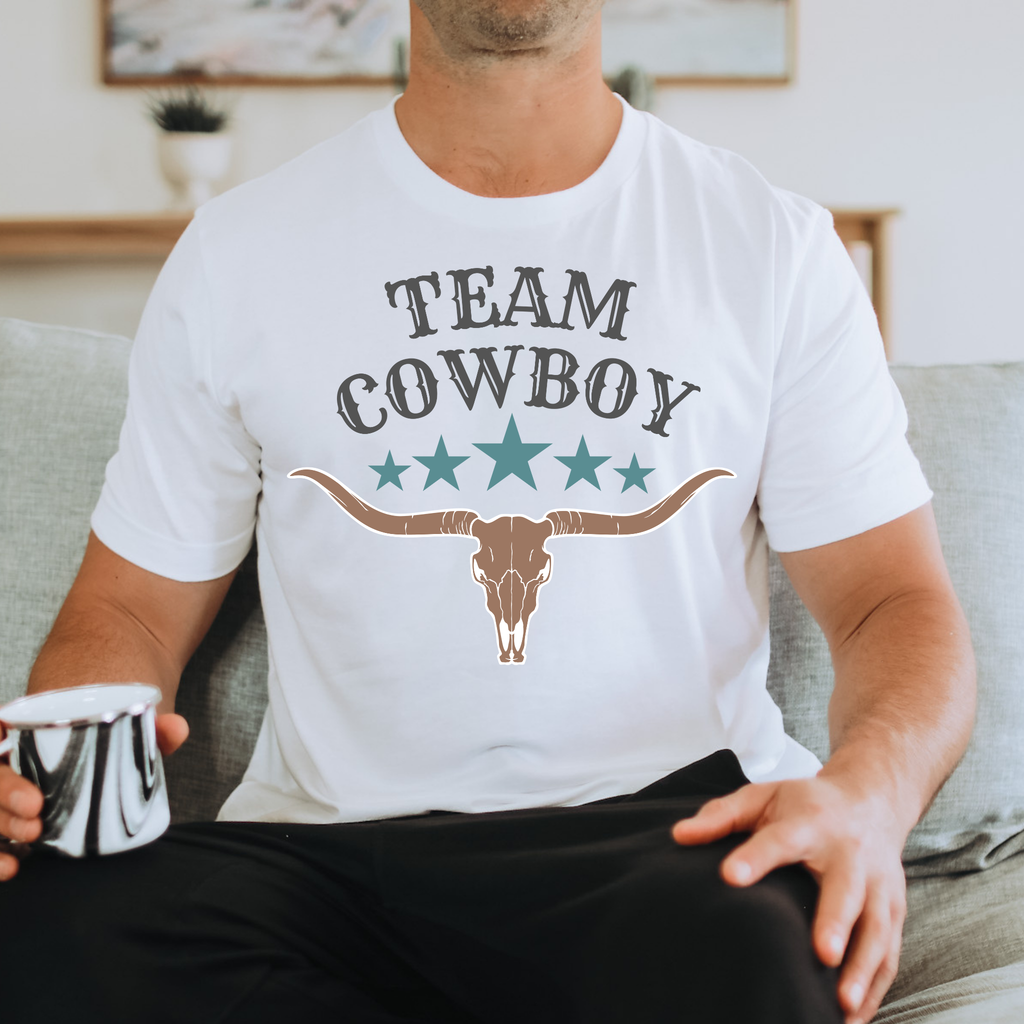 Team Cowboy & Team Cowgirl Gender Reveal Shirts | Western Gender Reveal Party Tees