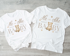 Teddy Bear Gender Reveal Shirt | Cute Bear Baby Reveal T-Shirt