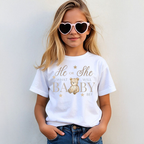 Teddy Bear Gender Reveal Shirt | Cute Bear Baby Reveal T-Shirt