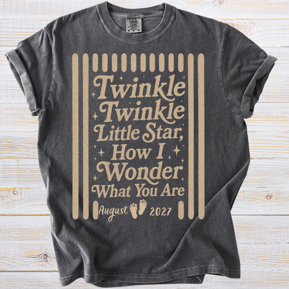 Twinkle Twinkle Little Star Personalized Gender Reveal Shirt
