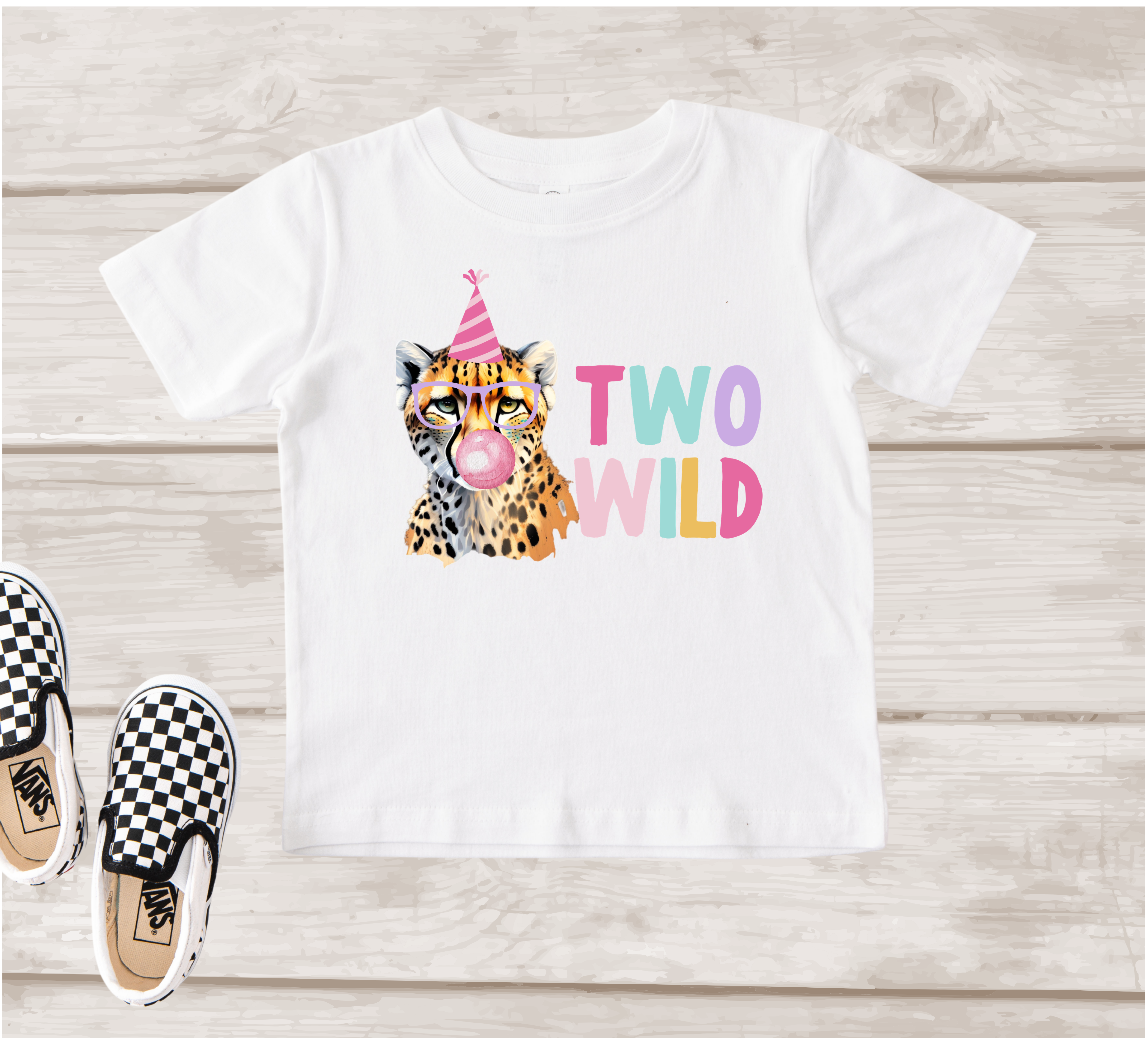 Two Wild 2nd Birthday Shirt | Safari Animal Birthday T-Shirt for Kids