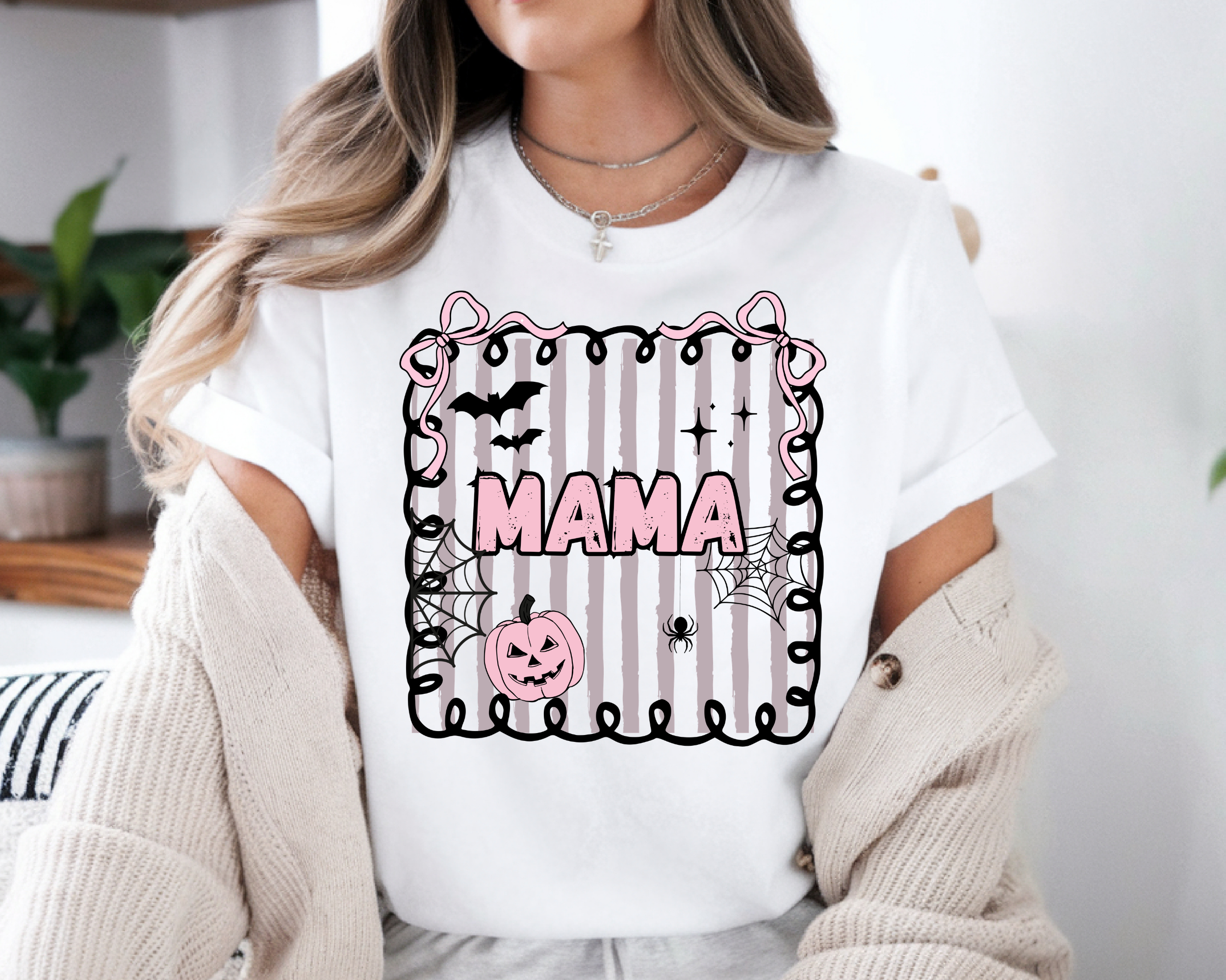 Two Spooky Coquette Halloween Birthday Shirt | Cute Pink Ghost Birthday T-Shirt