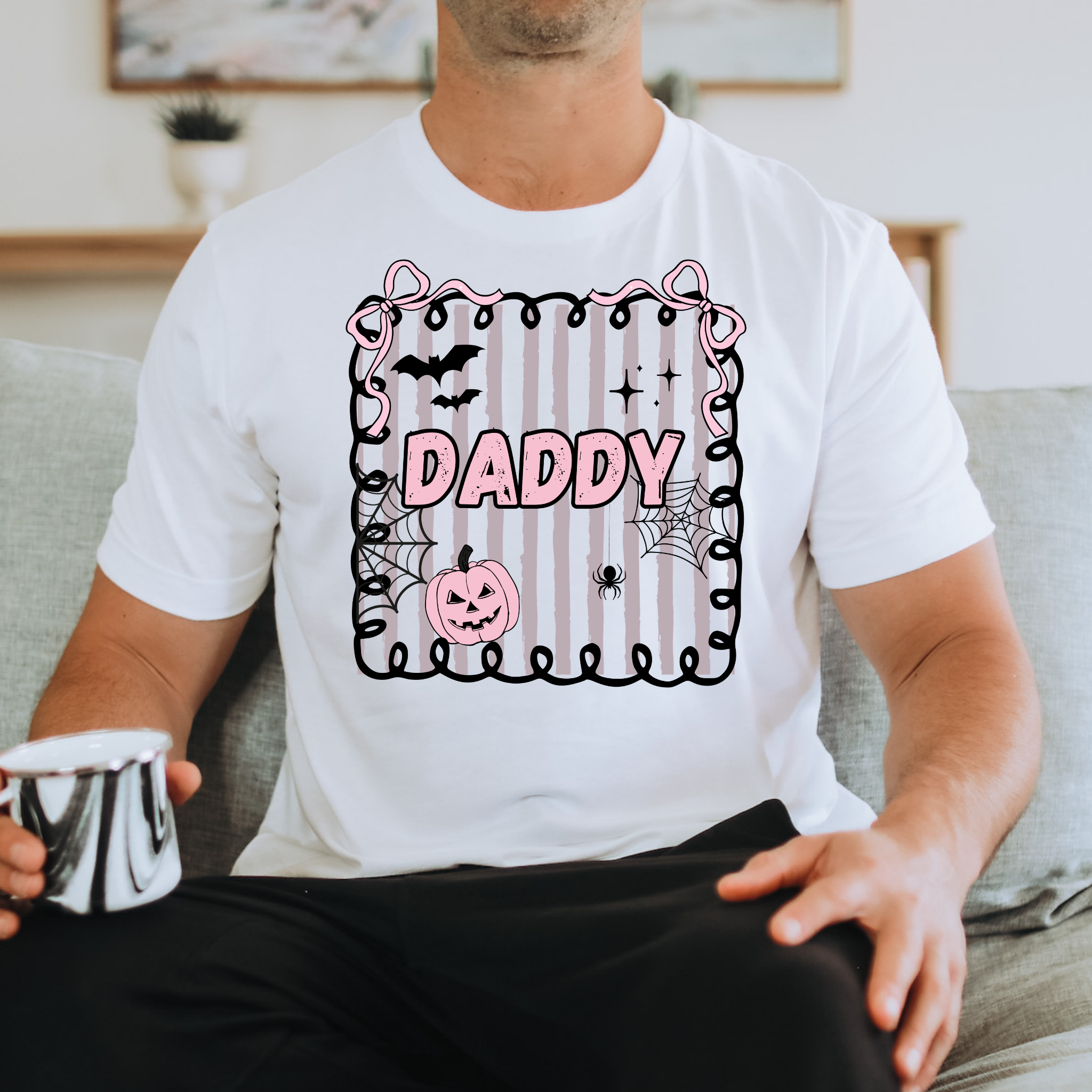 Two Spooky Coquette Halloween Birthday Shirt | Cute Pink Ghost Birthday T-Shirt