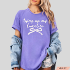 Tying Up My Twenties Shirt | Cute 21st Birthday Bow T-Shirt | Birthday Outfit