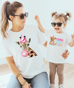 Young Wild and Three Birthday Shirt | Personalized Safari 3rd Birthday T-Shirt